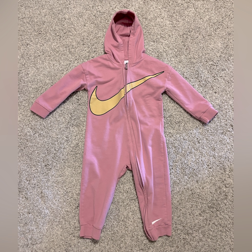 Nike Toddler Blush Hooded Romper